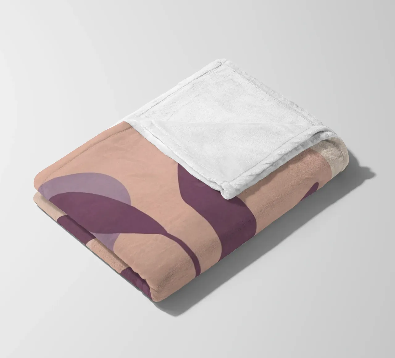 Violet Leaf Fleecedecke von ThingDesign