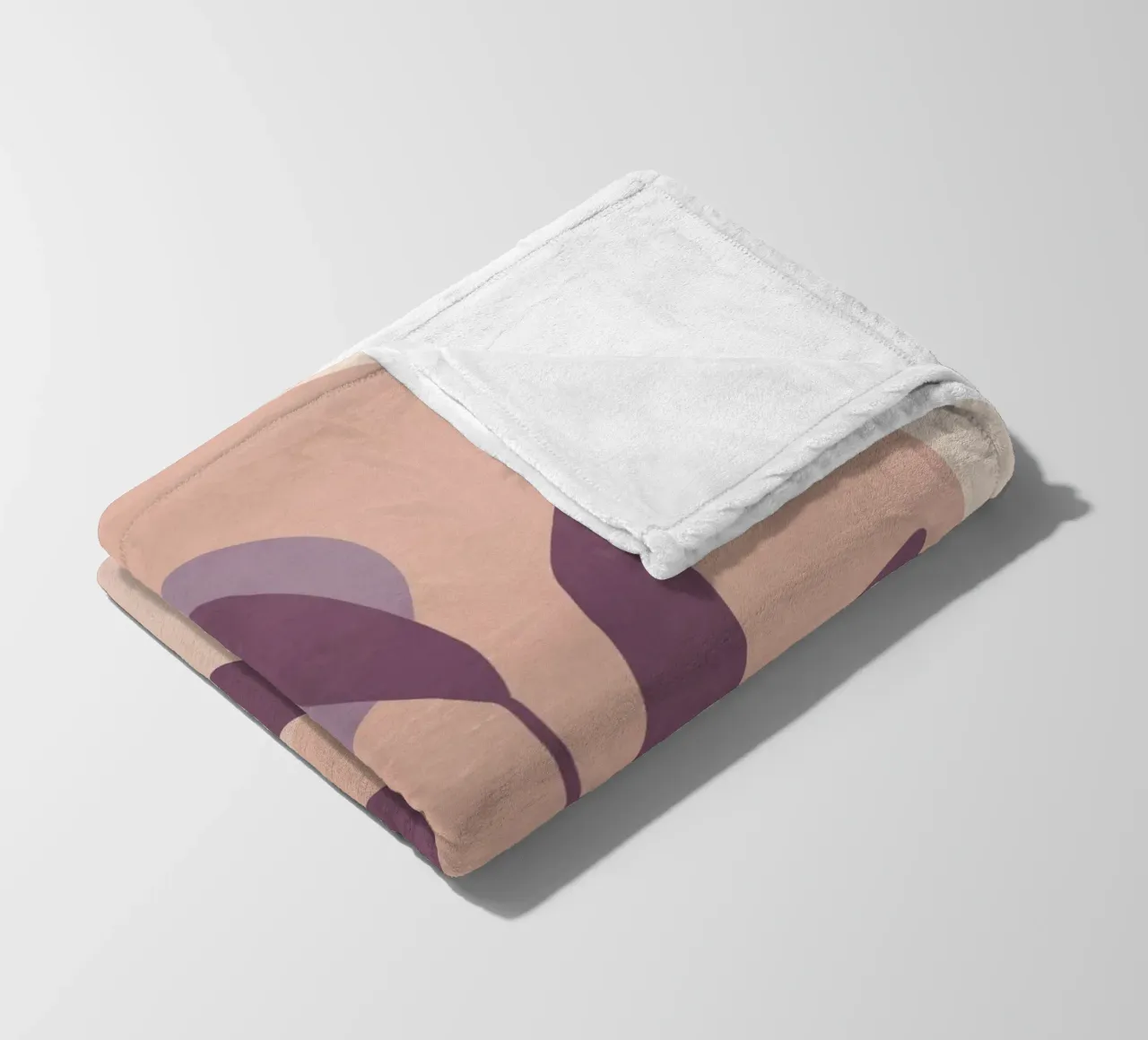 Violet Leaf Fleecedecke von ThingDesign