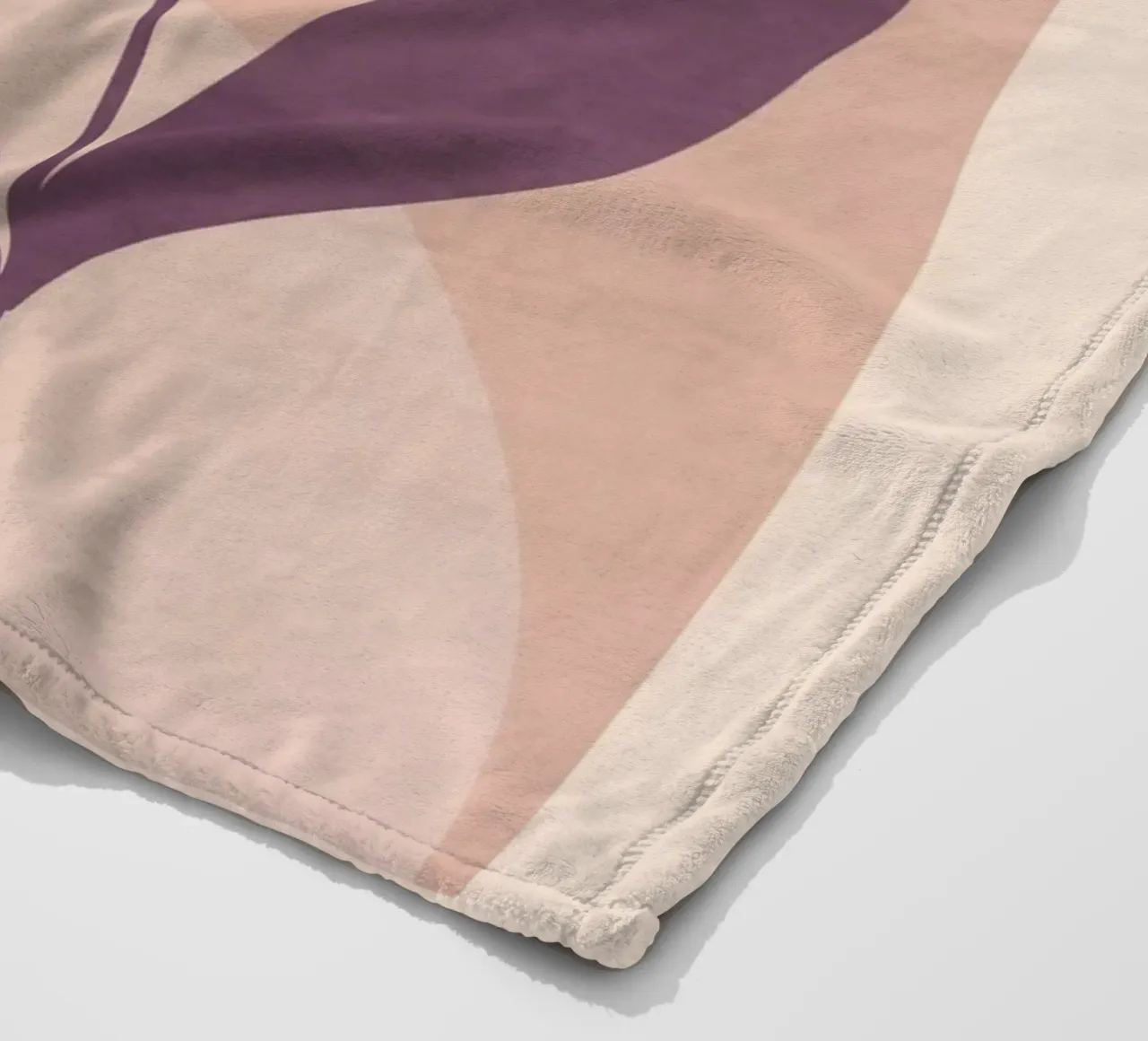 Violet Leaf Fleecedecke von ThingDesign