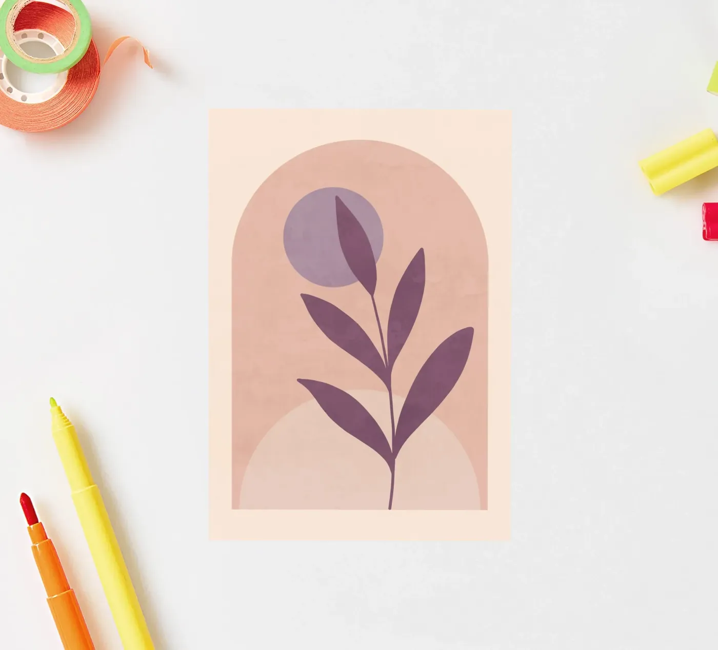 Foglia di violetta adesivo da ThingDesign