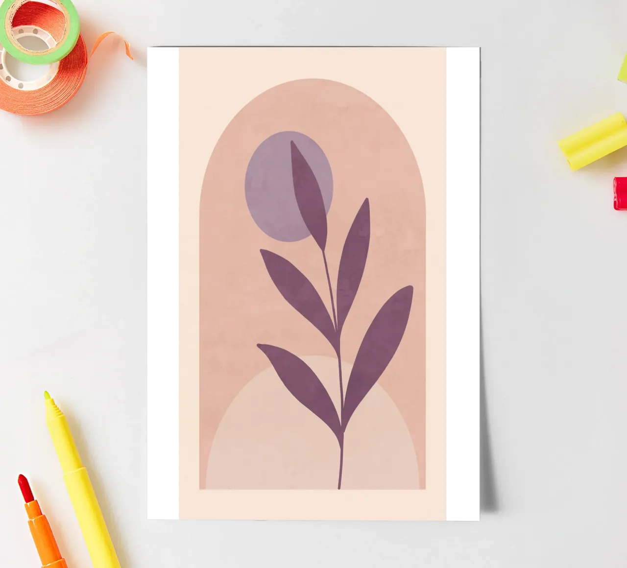 Violet Leaf sticker sheet by ThingDesign