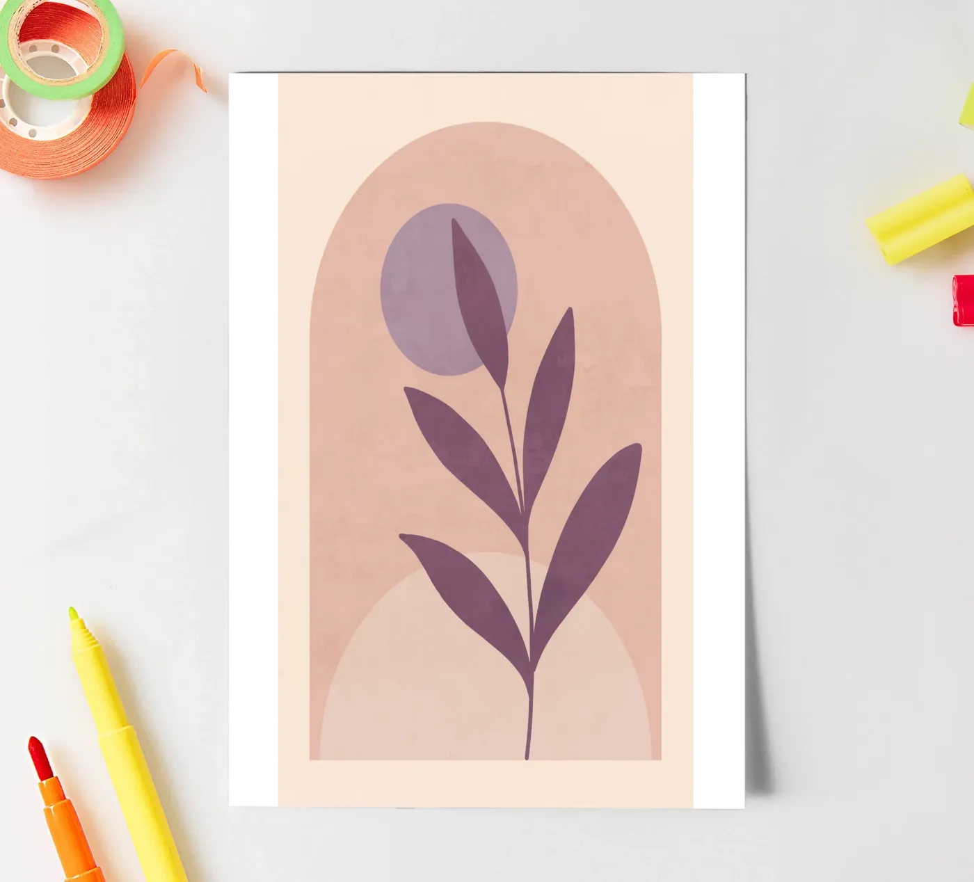 Violet Leaf foglio adesivo da ThingDesign