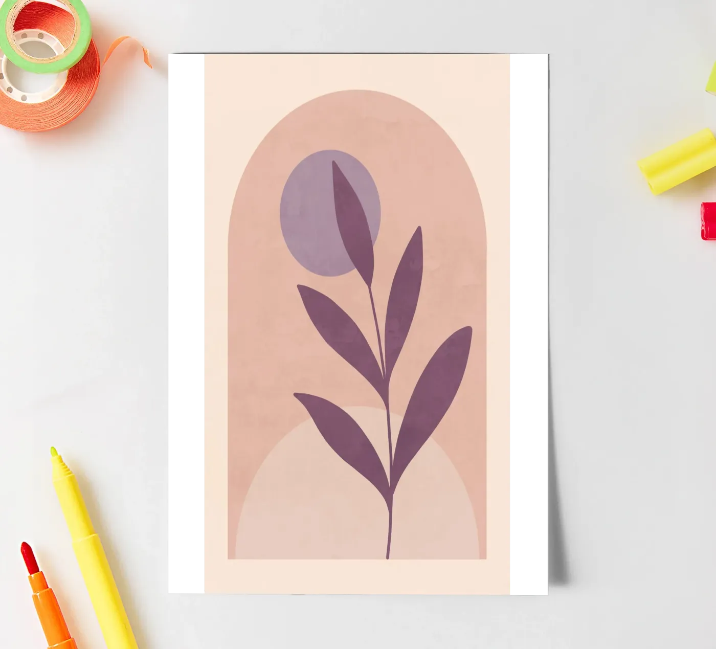 Violet Leaf sticker sheet by ThingDesign