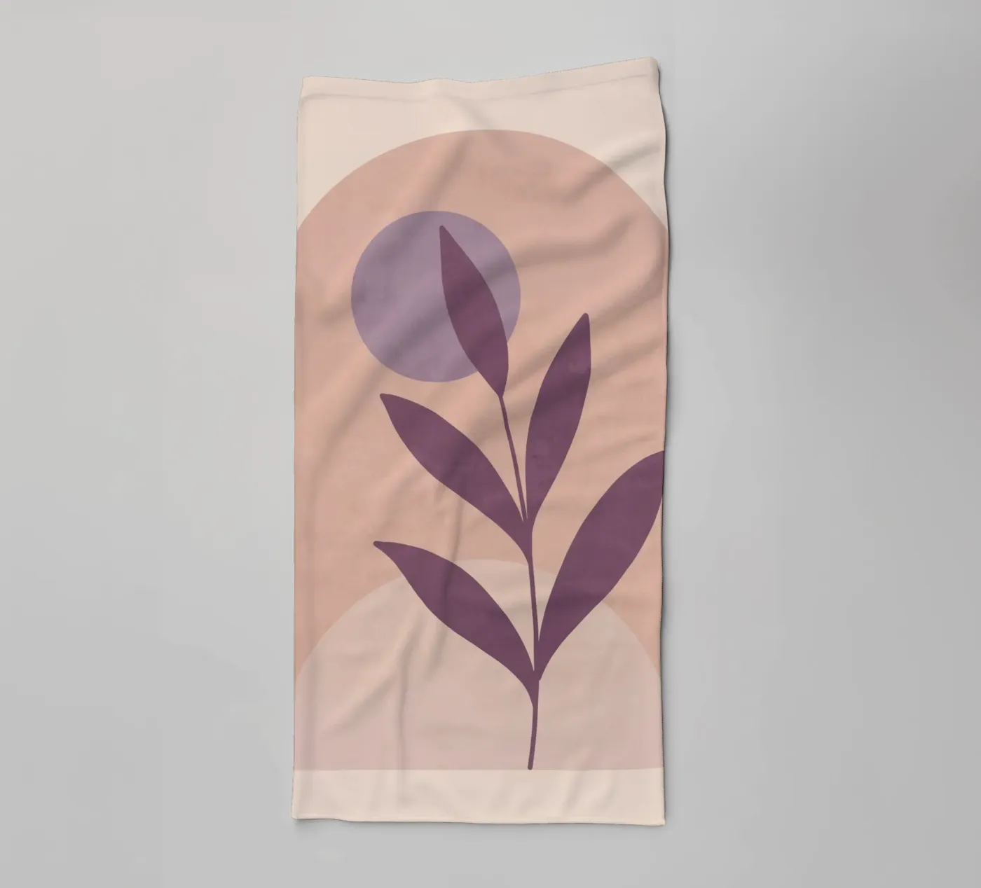 Viooltjesblad badhanddoek van ThingDesign