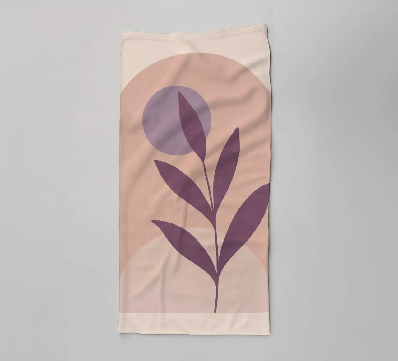 Viooltjesblad badhanddoek van ThingDesign