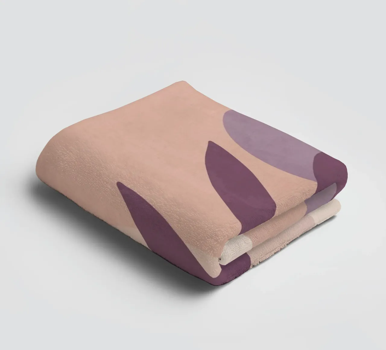 Viooltjesblad badhanddoek van ThingDesign