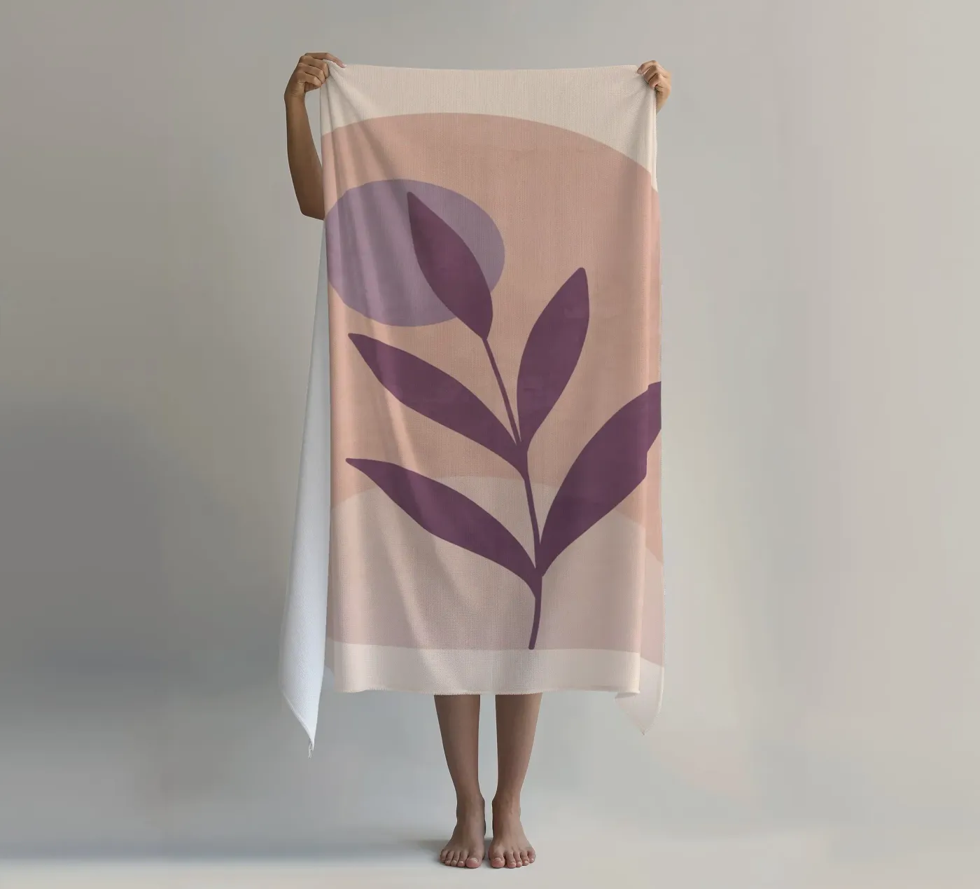 Violet Leaf serviette de plage de ThingDesign