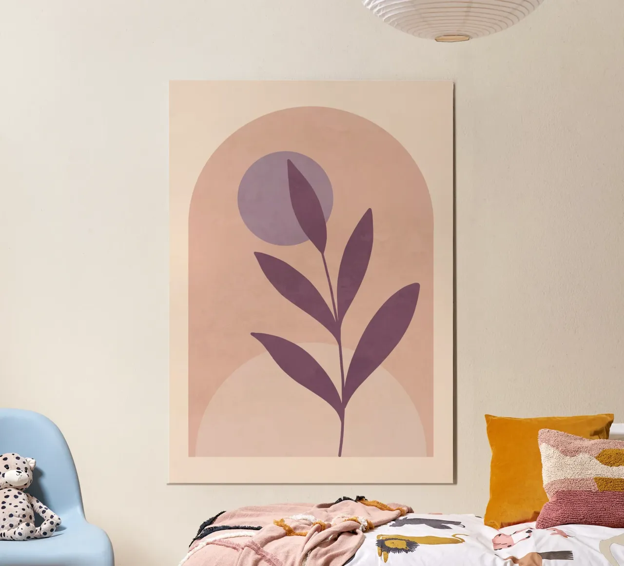 Violet Leaf poster by ThingDesign