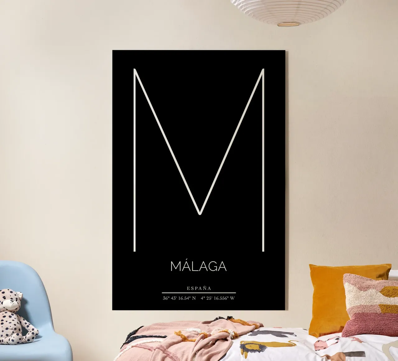 MALAGA - nero plexiglass da CityLights