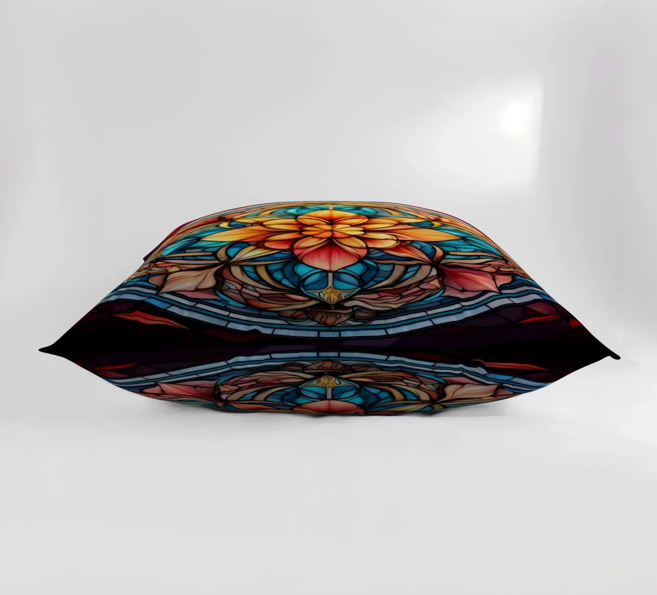 Mandala in vetro colorato cuscino da Spiritual Touch