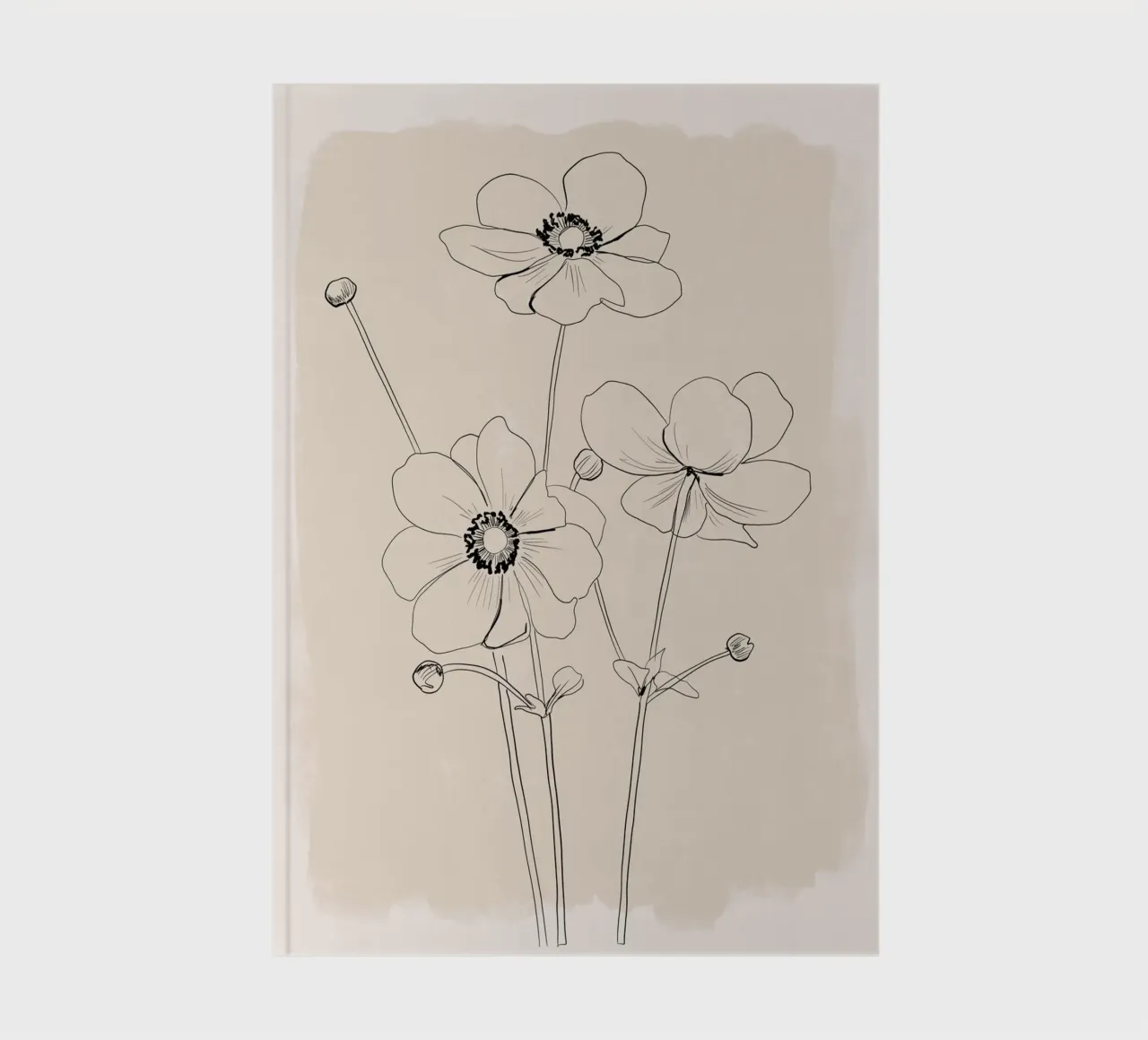 Delicate Bloom notebook by ThingDesign