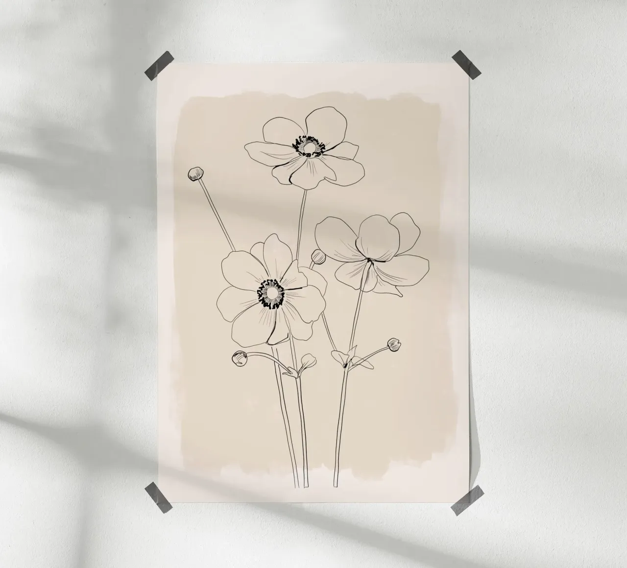 Delicate Bloom poster by ThingDesign