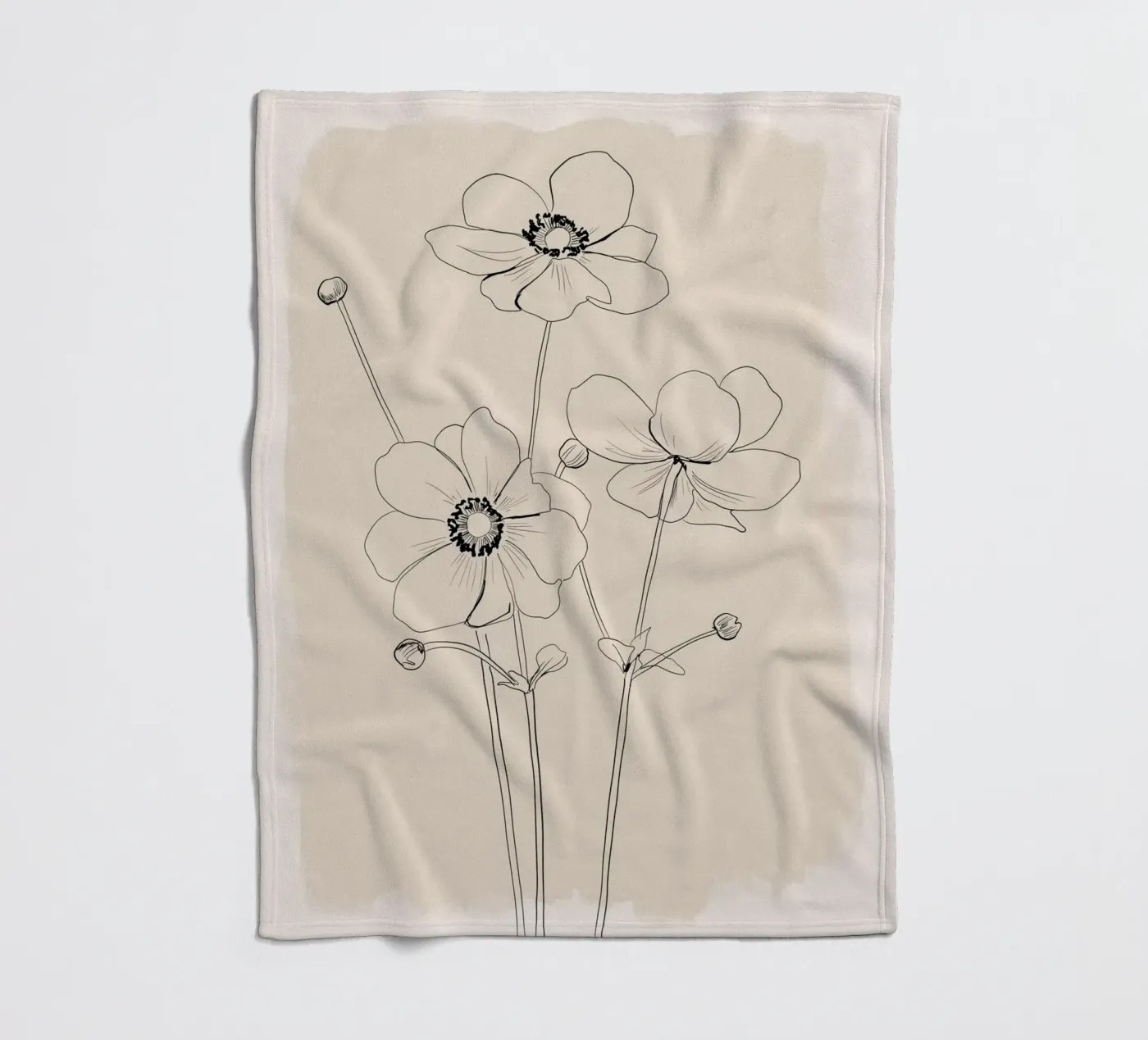 Gevoelige bloei fleecedeken van ThingDesign