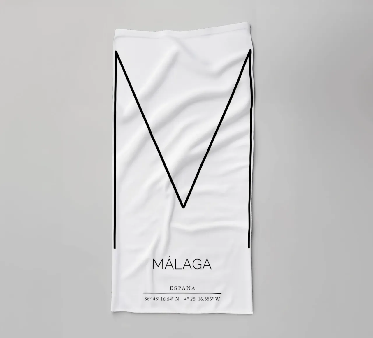 MALAGA - blanco asciugamano da bagno da CityLights