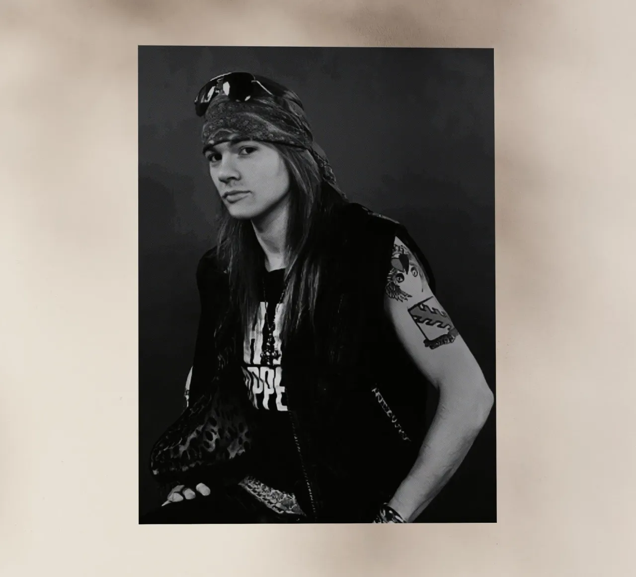 Axl Rose pellicola backlit da Torres 9