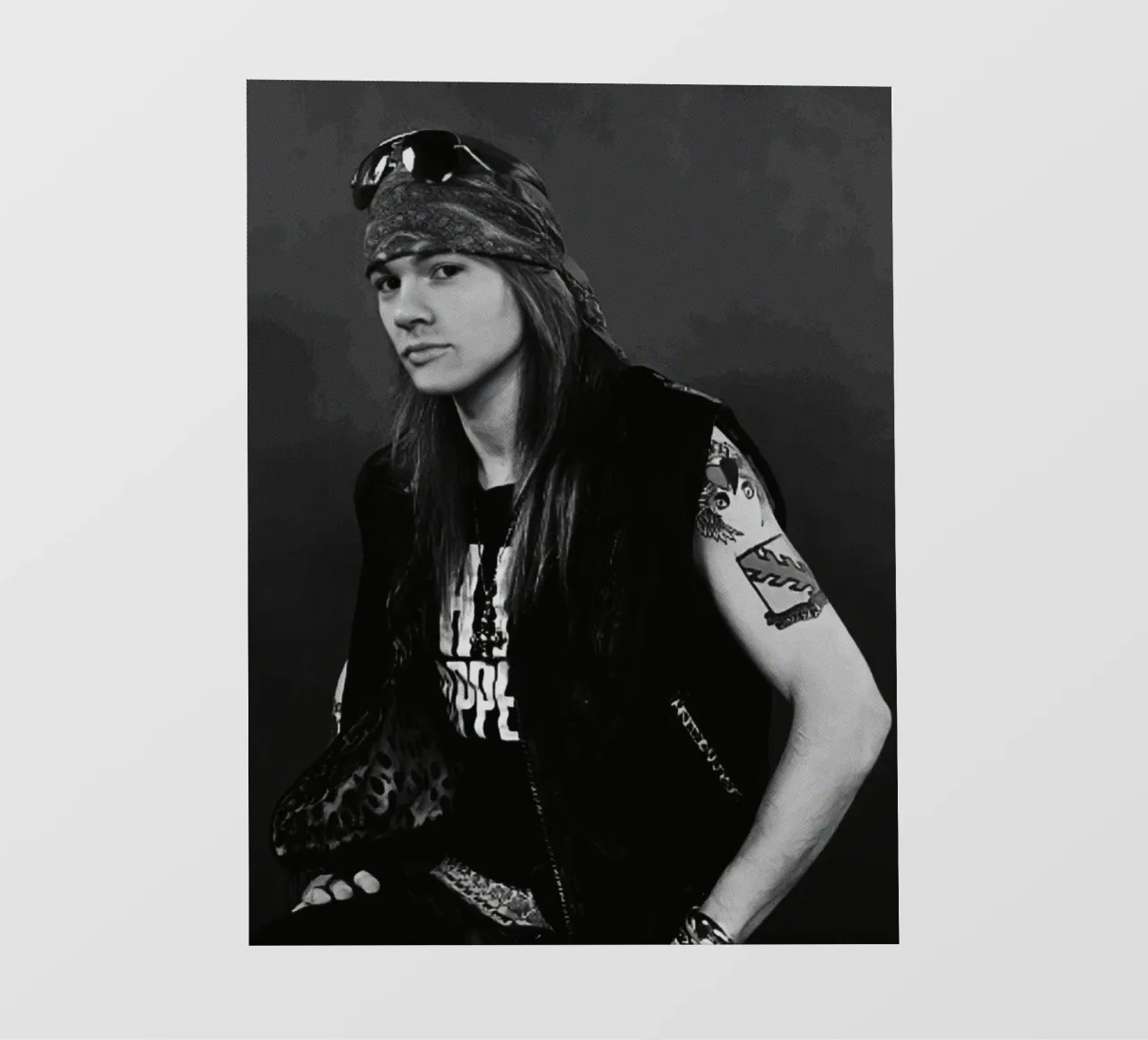 Axl Rose pellicola backlit da Torres 9