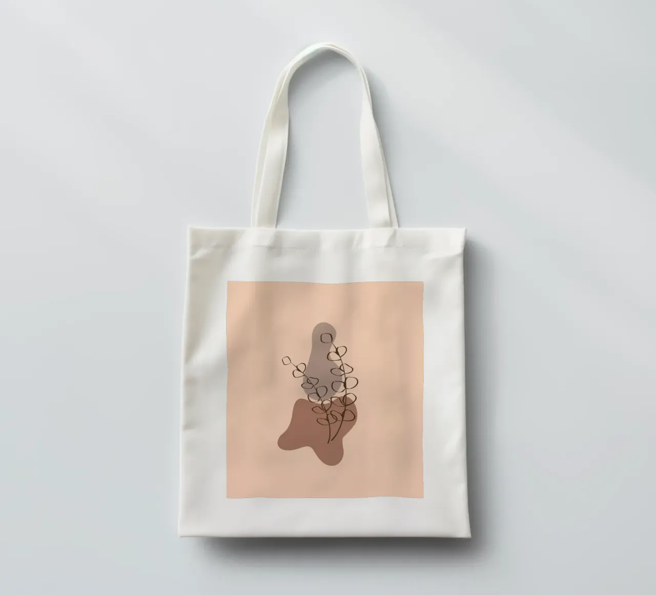 nature shape line 01 borsa in juta da Creaton