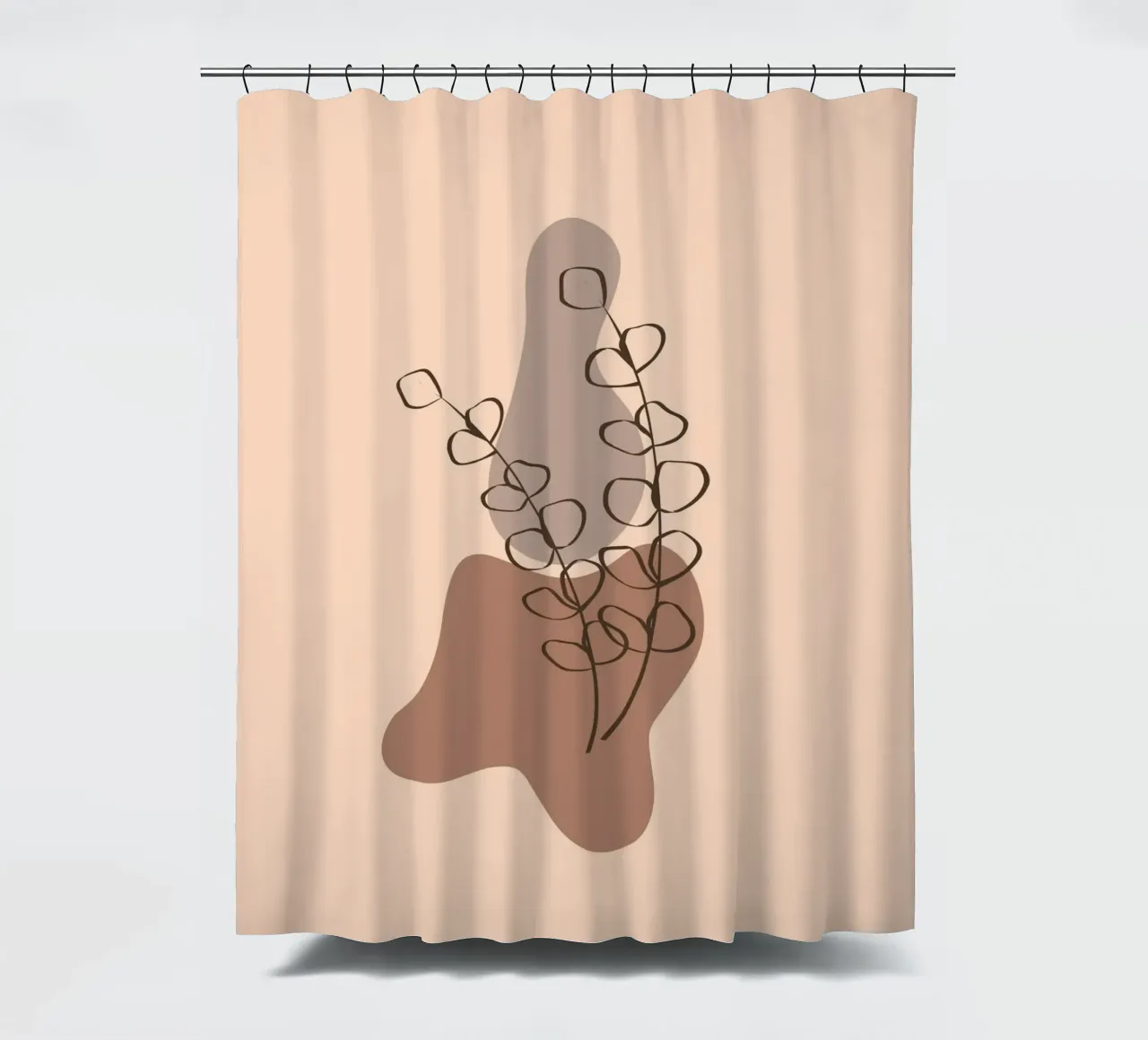 nature shape line 01 tenda da doccia da Creaton