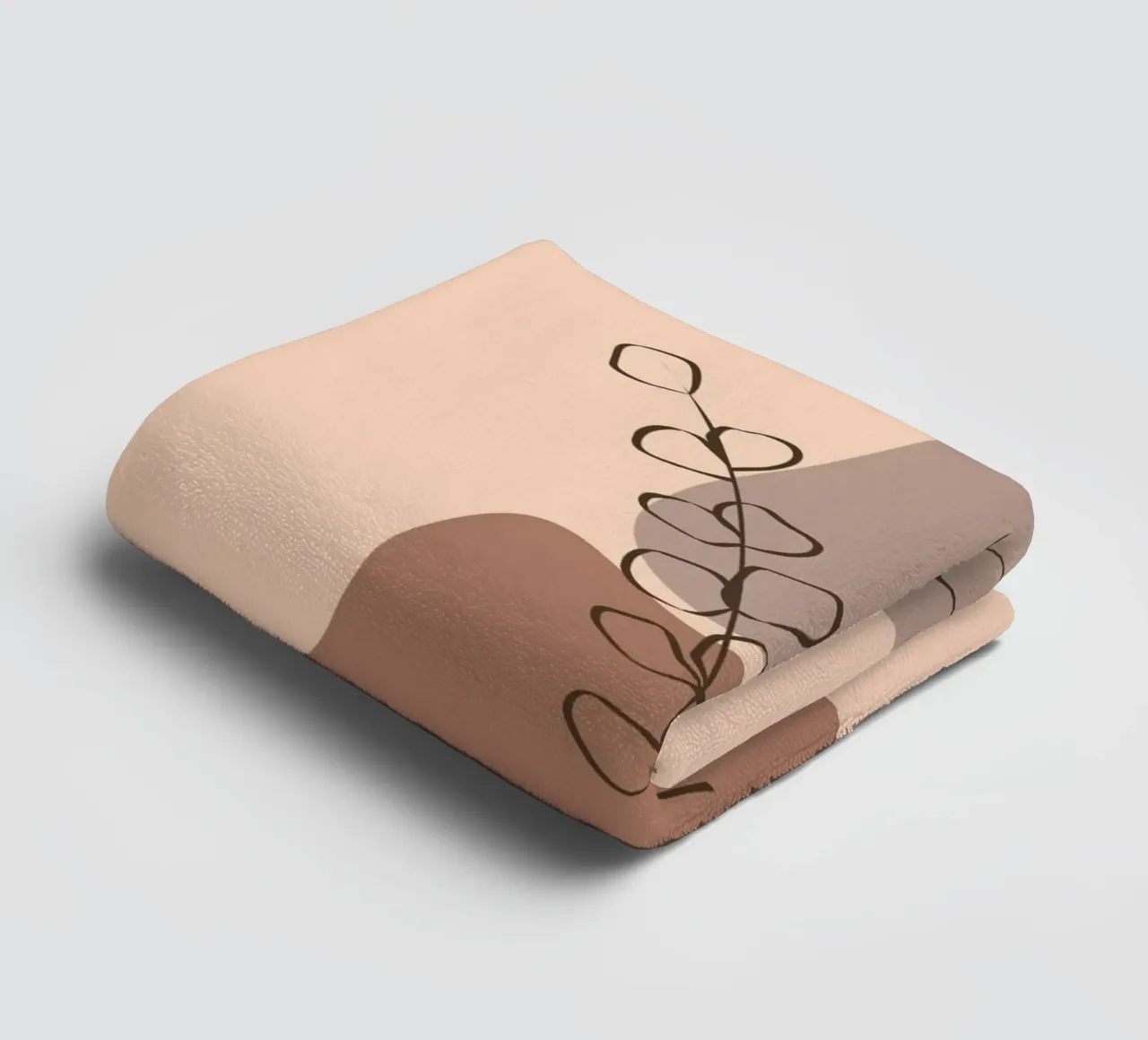nature shape line 01 asciugamano da bagno da Creaton