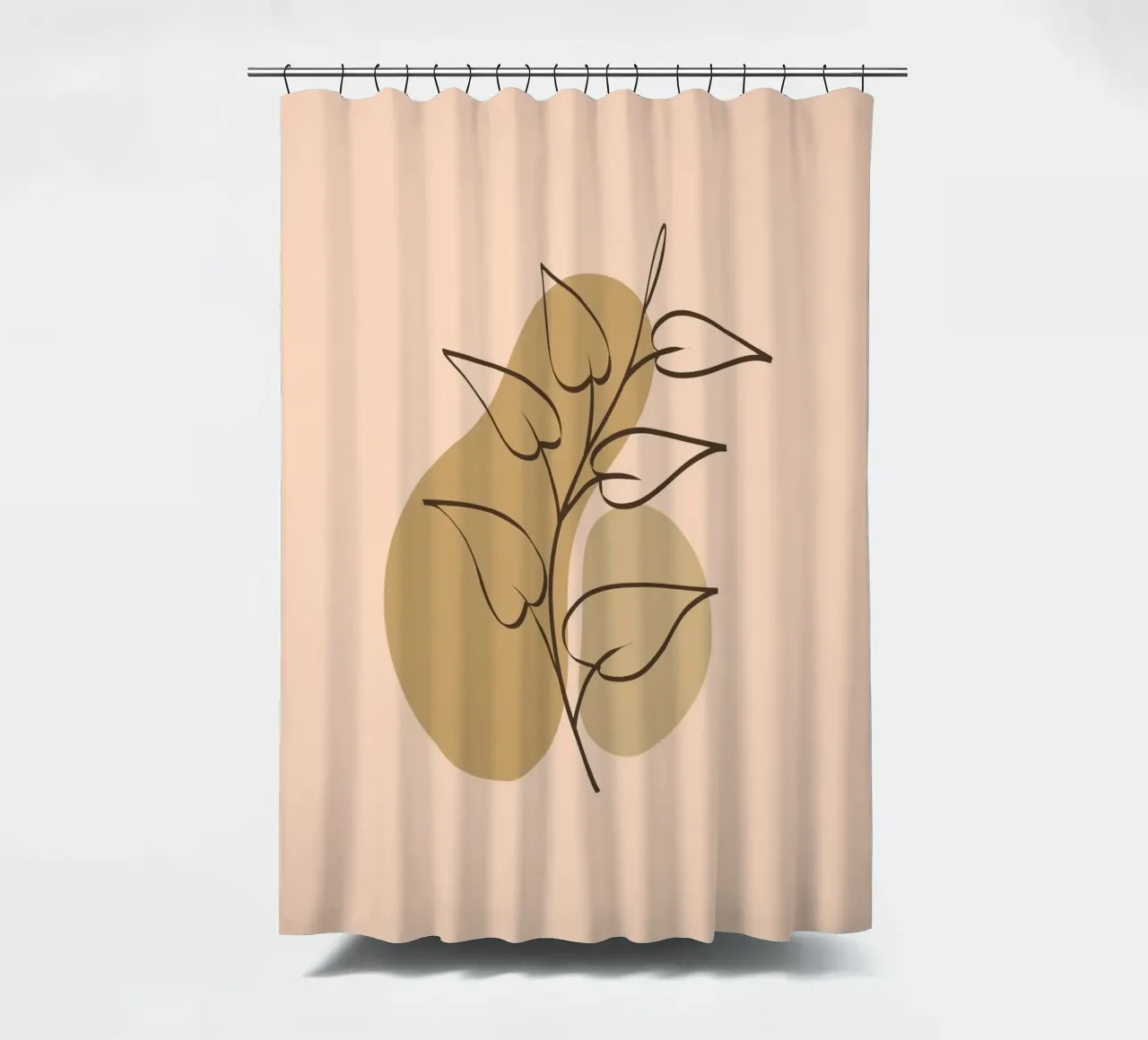 nature shape line 02 tenda da doccia da Creaton