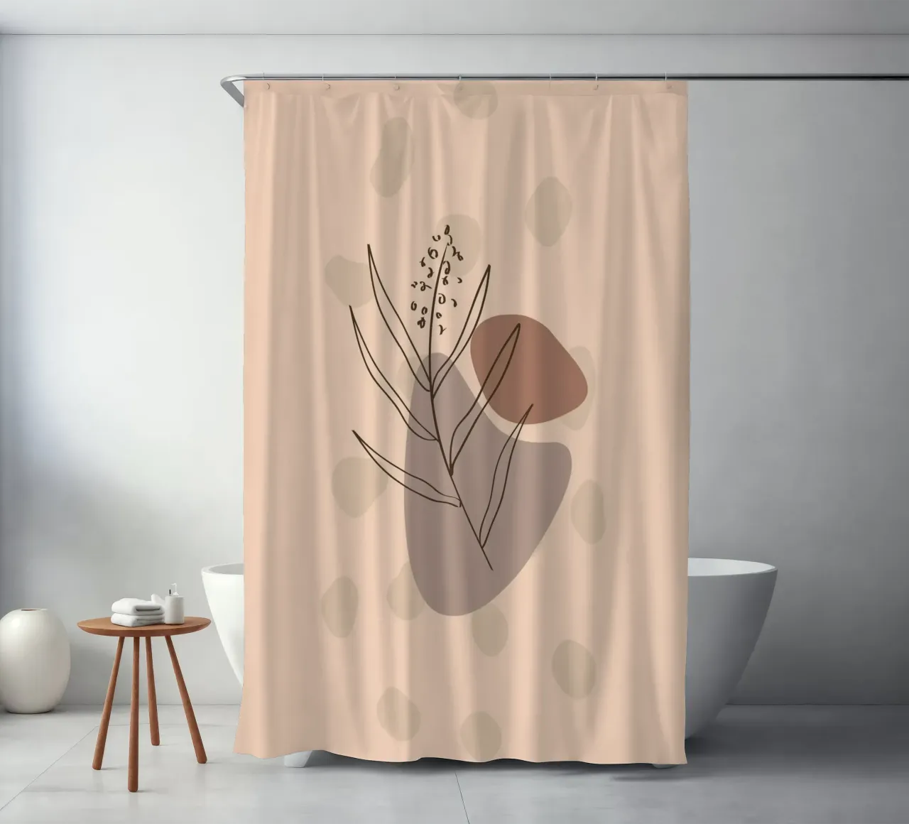 nature shape line 03 tenda da doccia da Creaton
