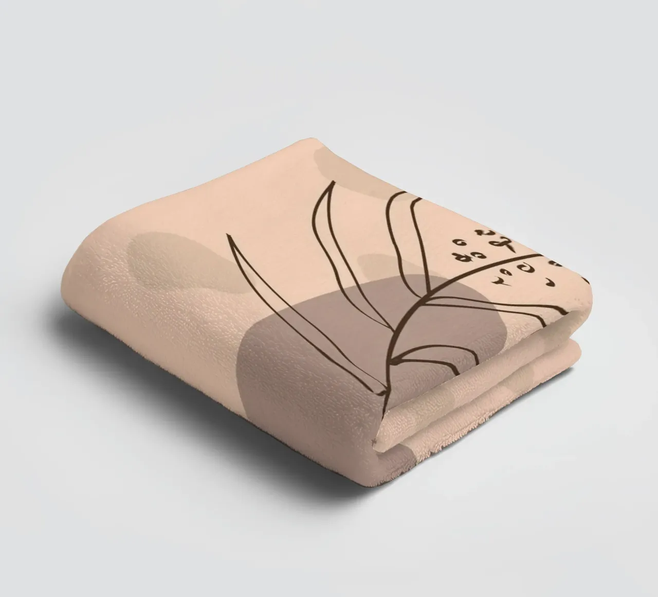 nature shape line 03 asciugamano da bagno da Creaton