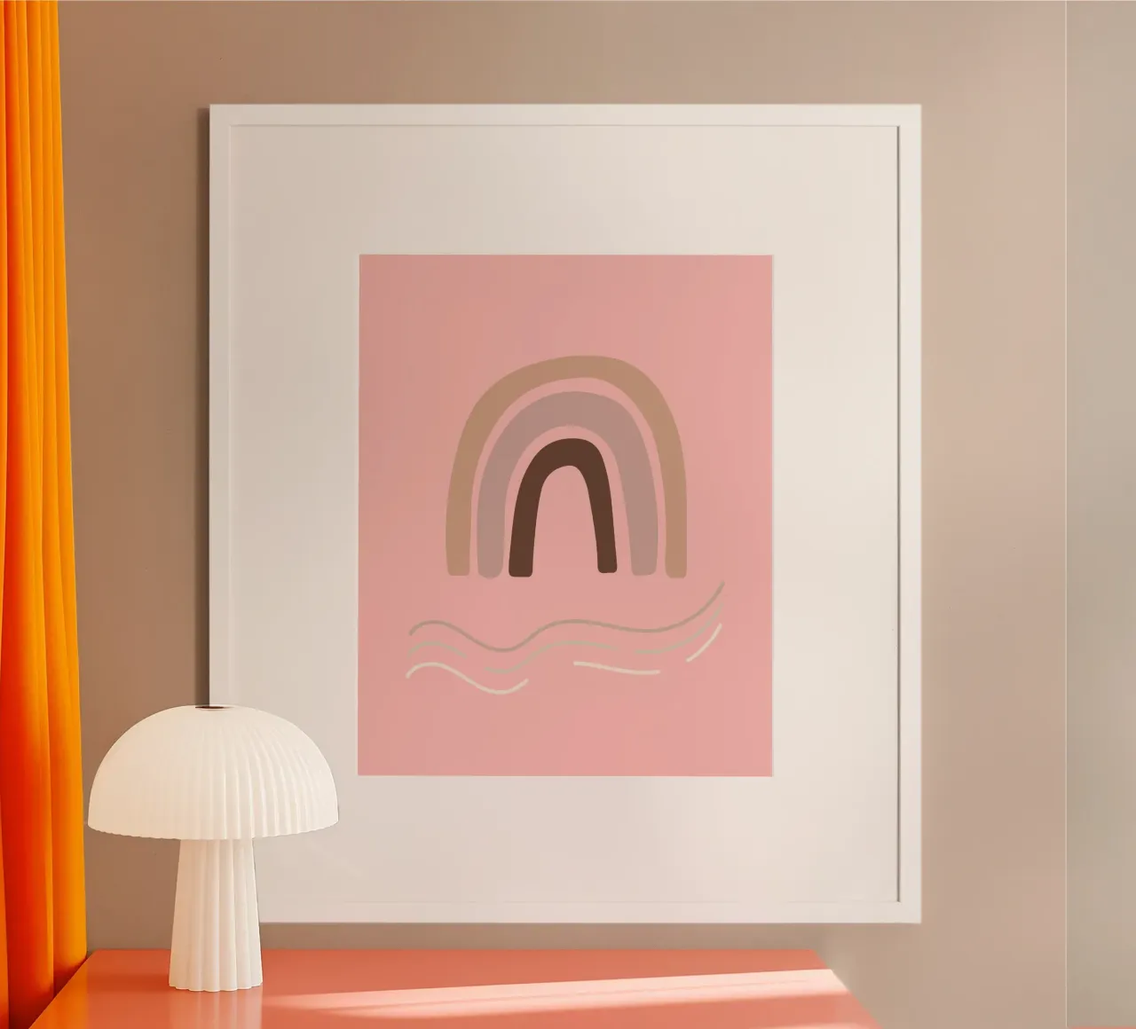 line shape rainbow carta hahnemühle da Creaton