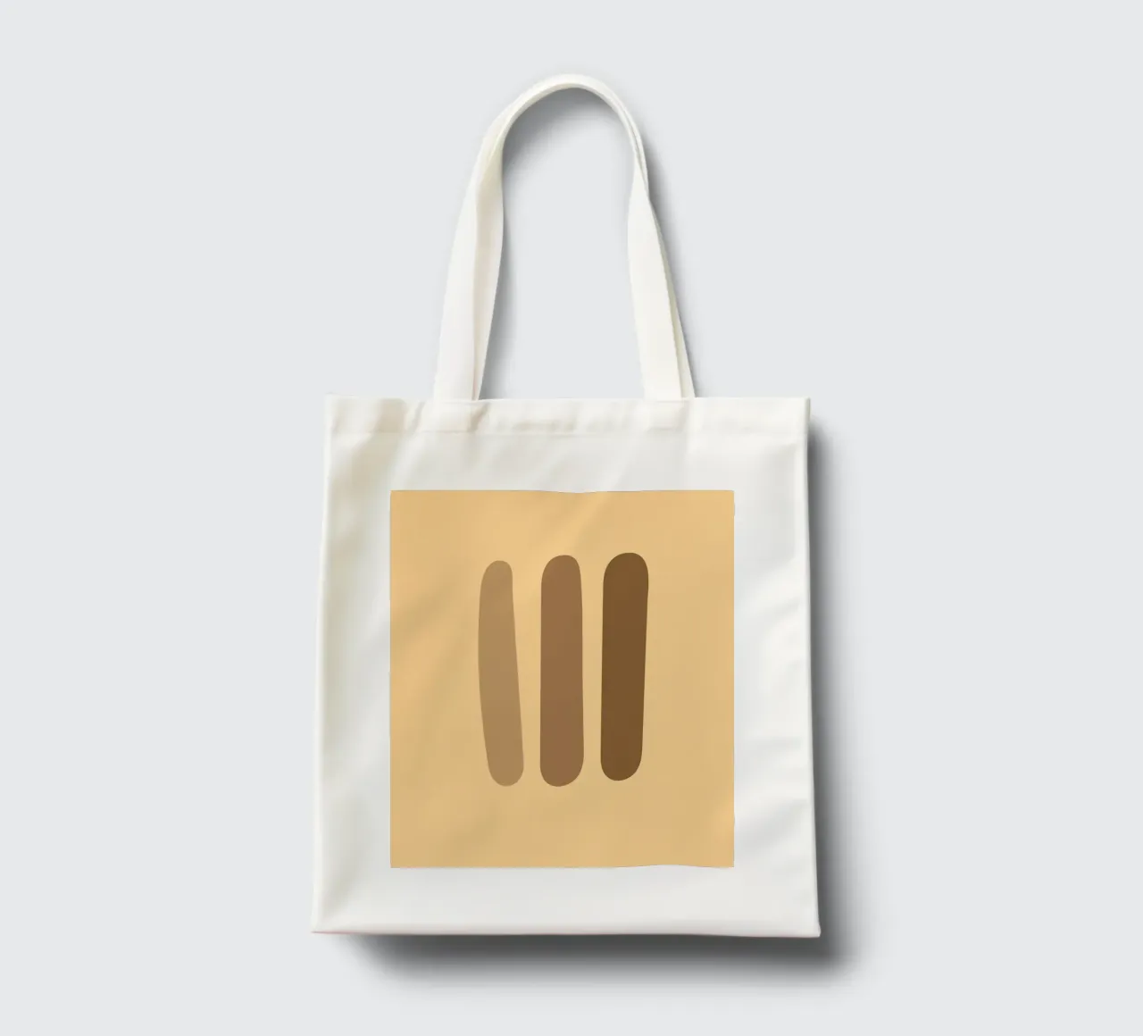 line parallel color borsa in juta da Creaton