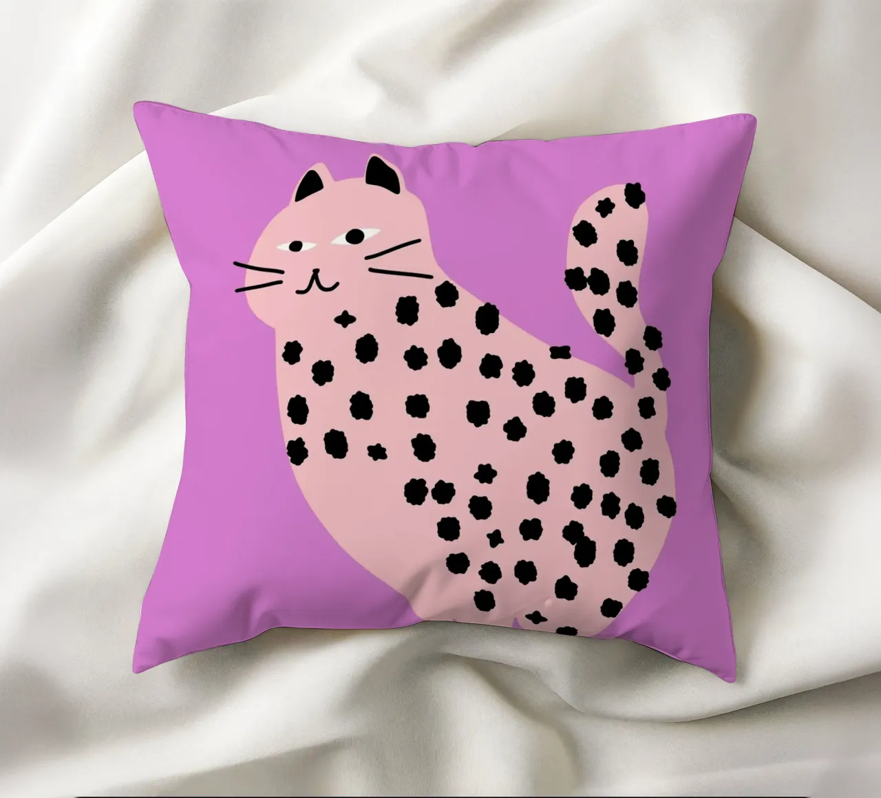 Feline attitude 04 cuscino da Little Dean