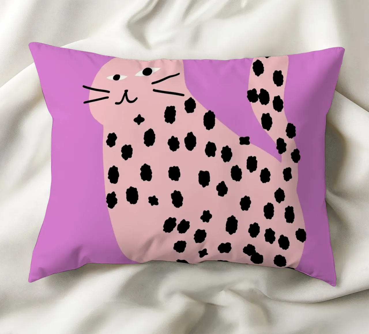 Feline attitude 04 cuscino da Little Dean