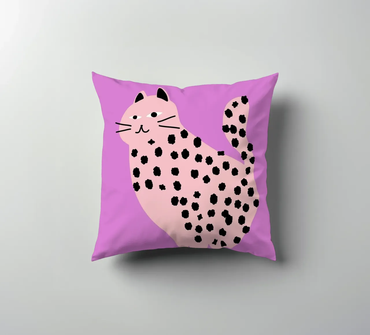 Feline attitude 04 cuscino da Little Dean