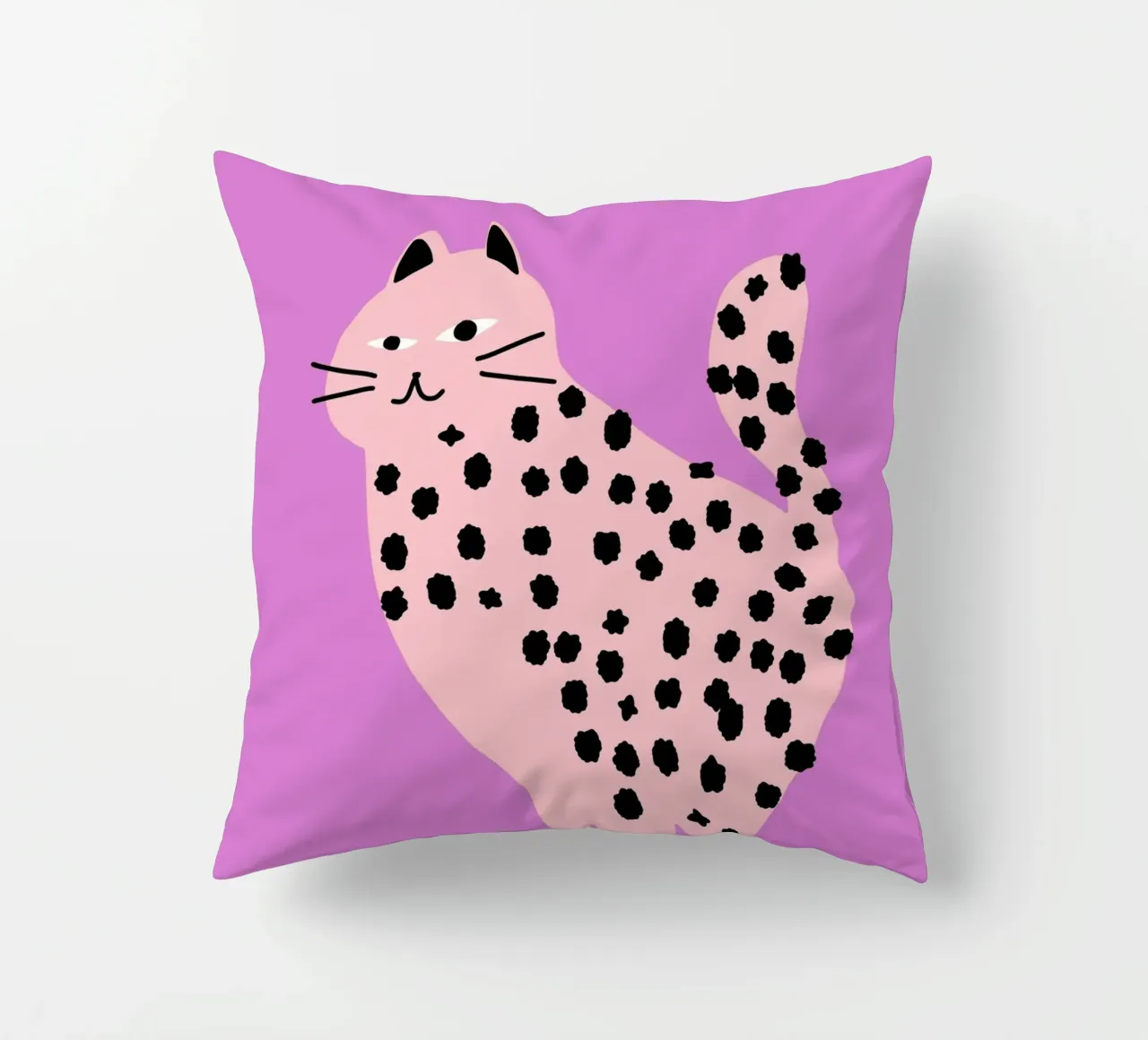 Feline attitude 04 cuscino da Little Dean