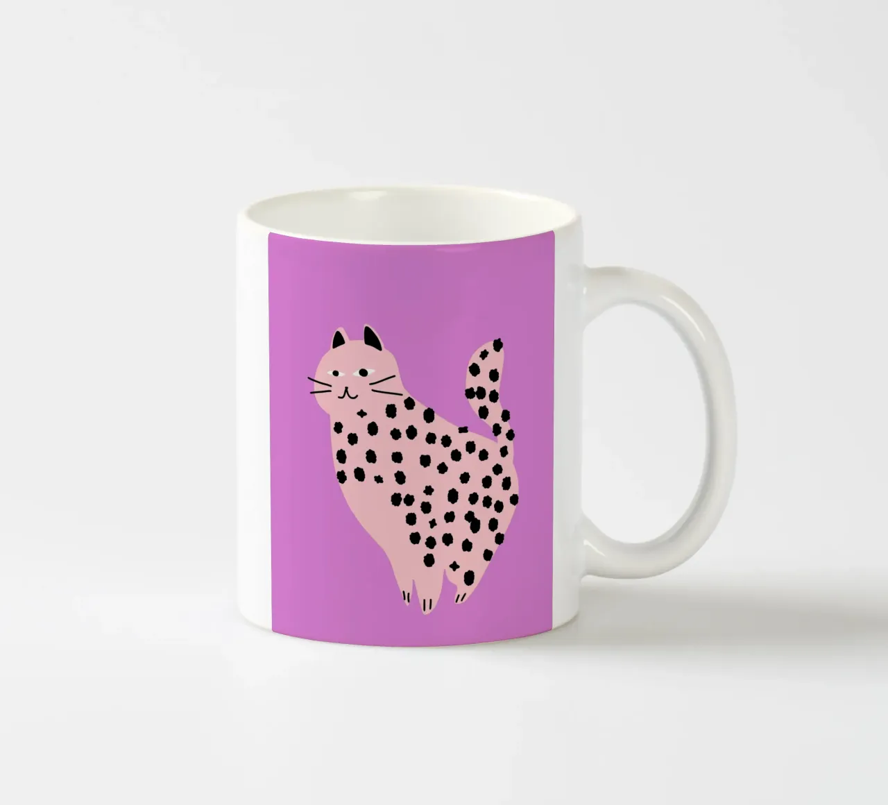 Feline attitude 04 tazza in ceramica da Little Dean