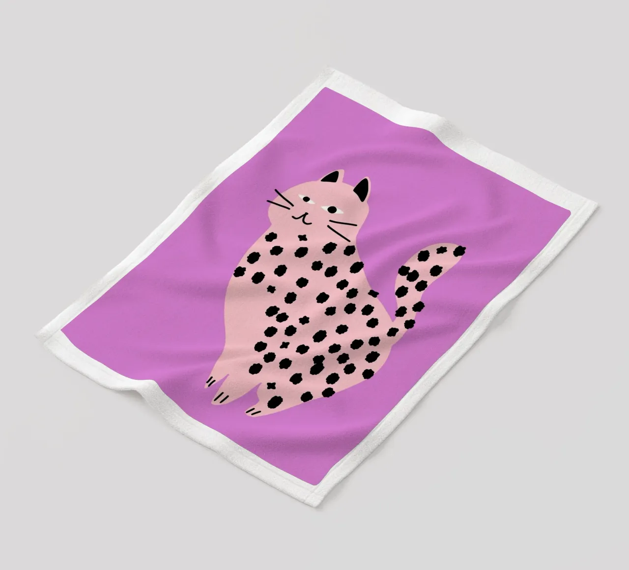 Feline attitude 04 coperta in pile da Little Dean