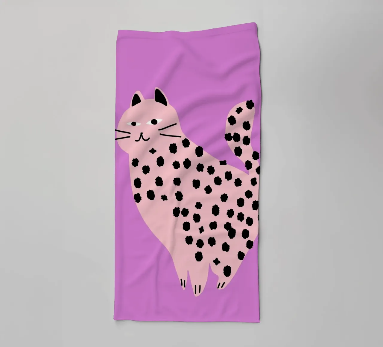 Feline attitude 04 asciugamano da bagno da Little Dean
