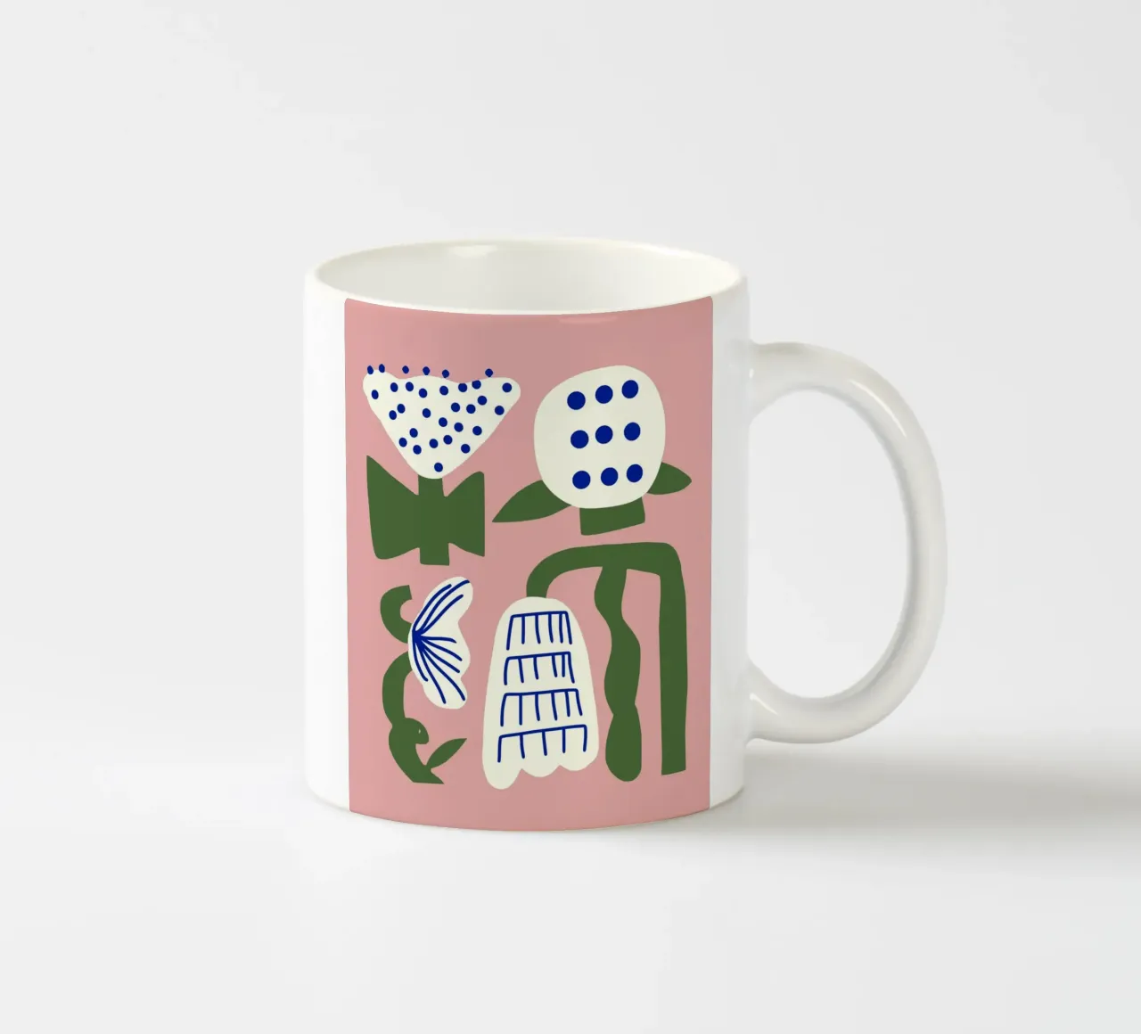 Estrosa composizione di fiori tazza in ceramica da Little Dean