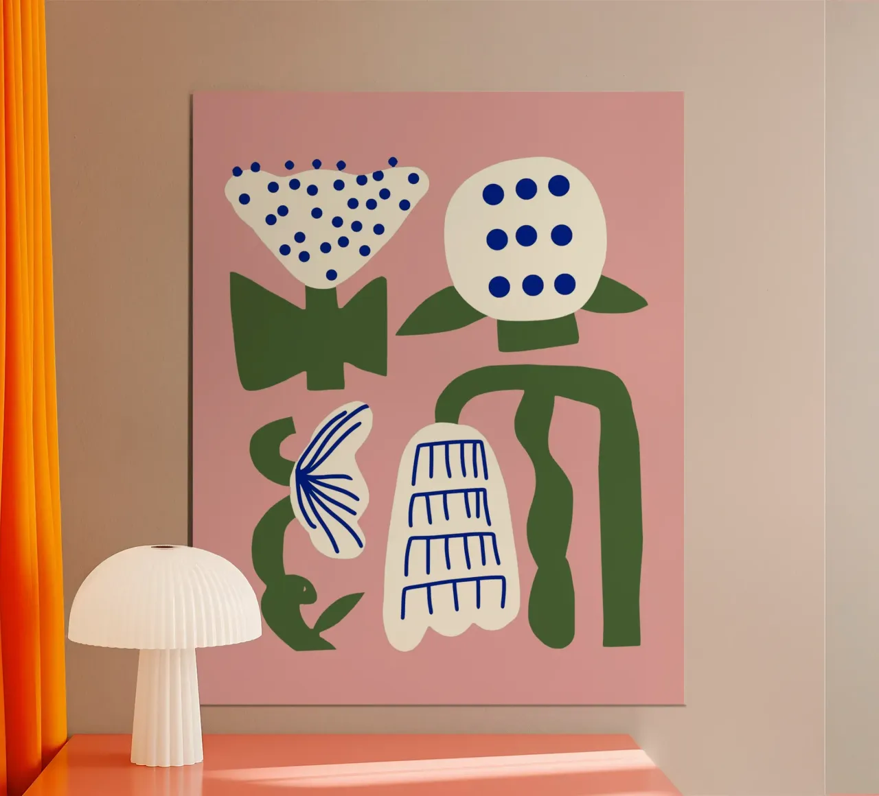 Estrosa composizione di fiori carta hahnemühle da Little Dean