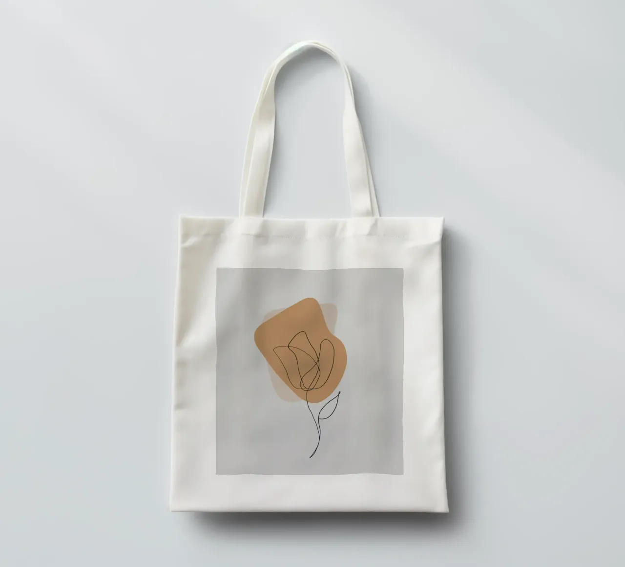 nature shape line 04 borsa in juta da Creaton