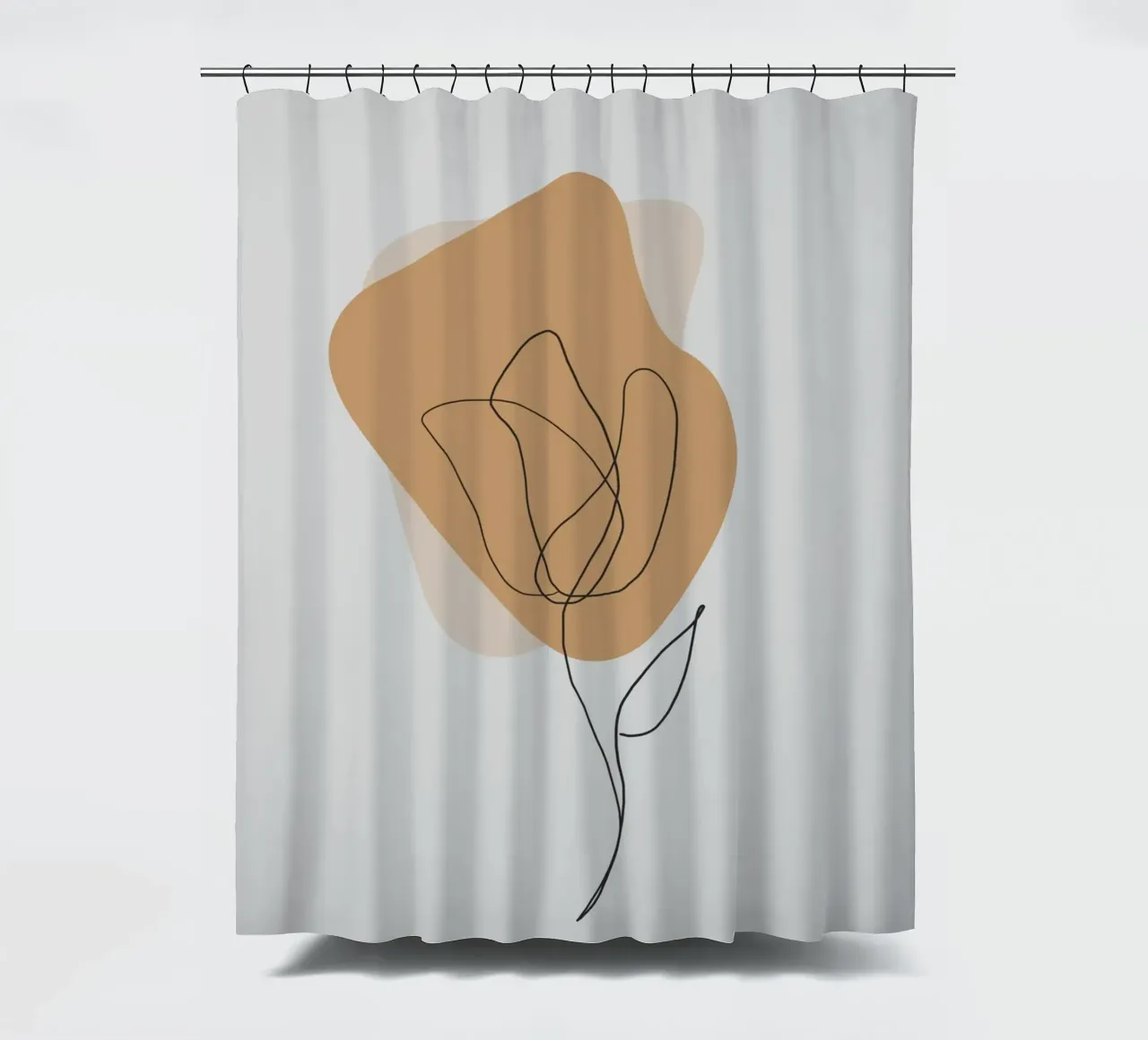 nature shape line 04 tenda da doccia da Creaton