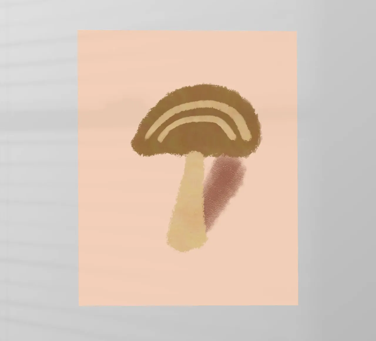 mushroom shape and shadow pellicola backlit da Creaton