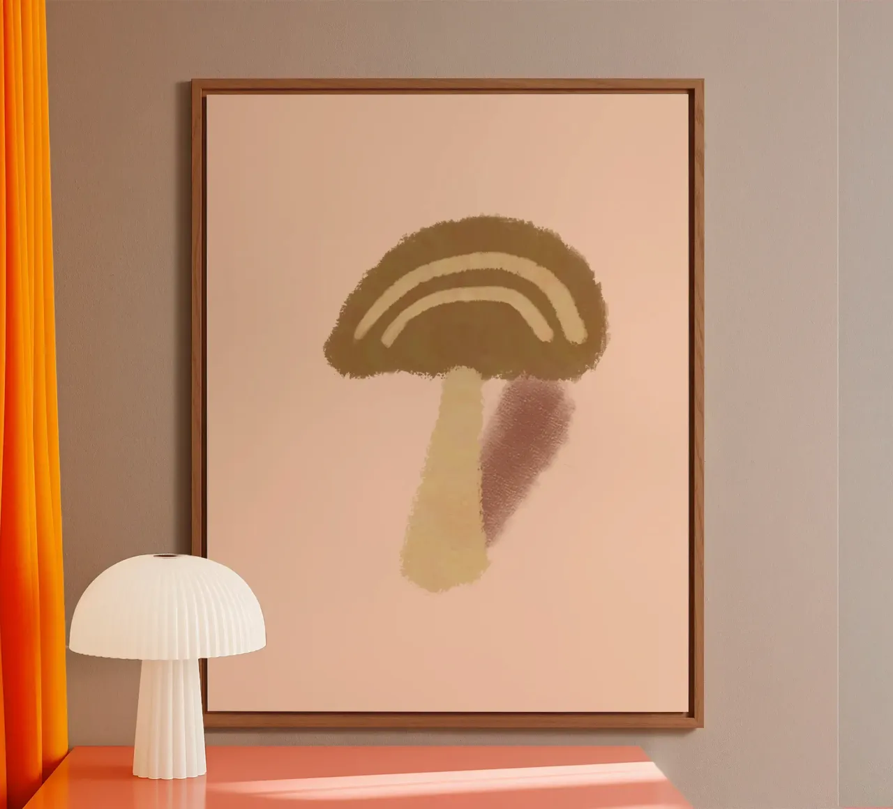mushroom shape and shadow alluminio dibond da Creaton