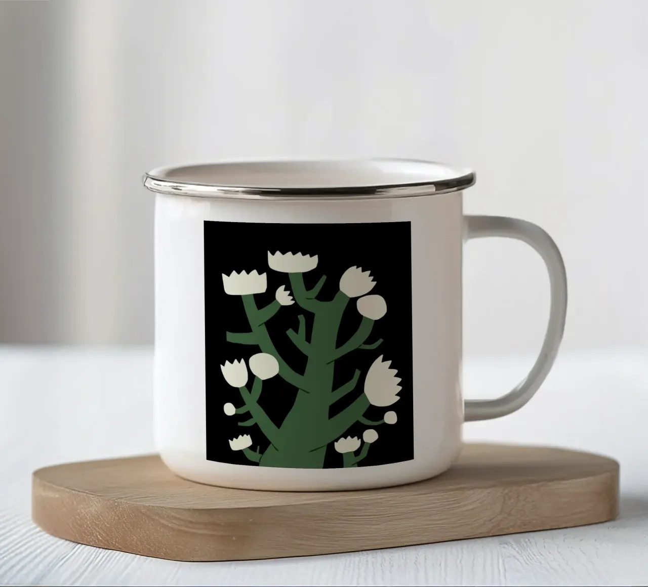 Fioritura forte var 2 tazza in smalto da Little Dean