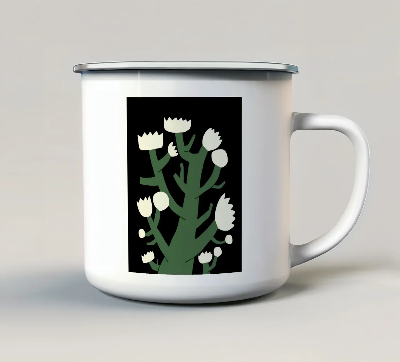 Fioritura forte var 2 tazza in smalto da Little Dean