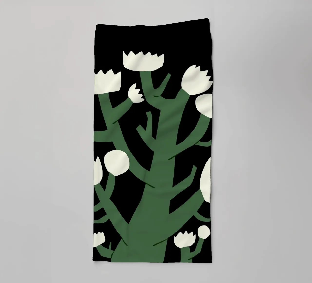 Strong bloom var 2 towel by Little Dean