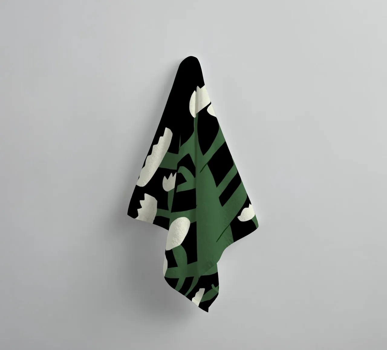Strong bloom var 2 towel by Little Dean