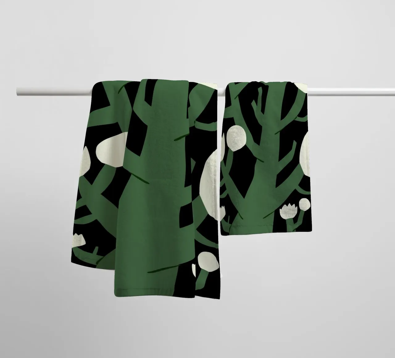 Strong bloom var 2 towel by Little Dean