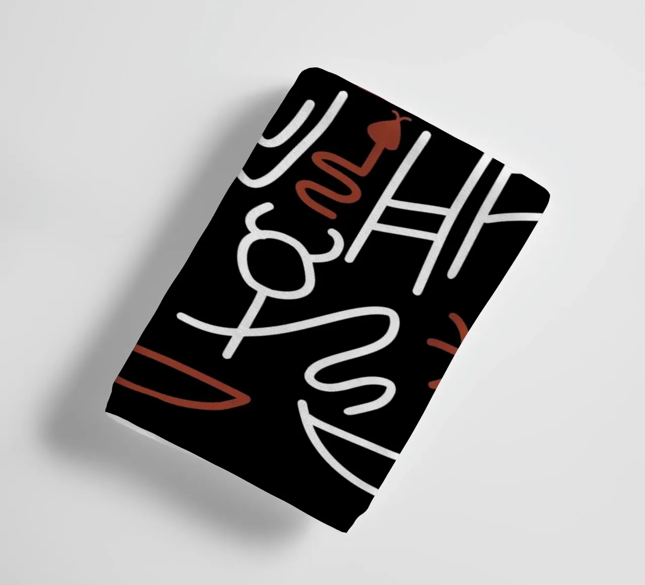 Maximalist line art 18 towel by Little Dean