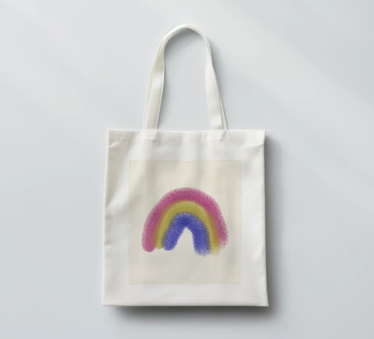 rainbow shape colorful borsa in juta da Creaton