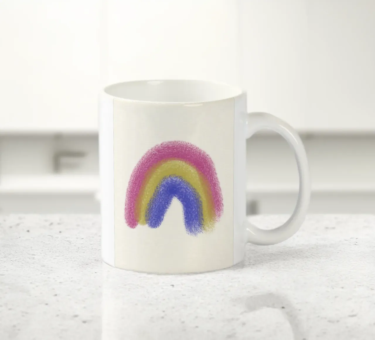 rainbow shape colorful tazza in ceramica da Creaton