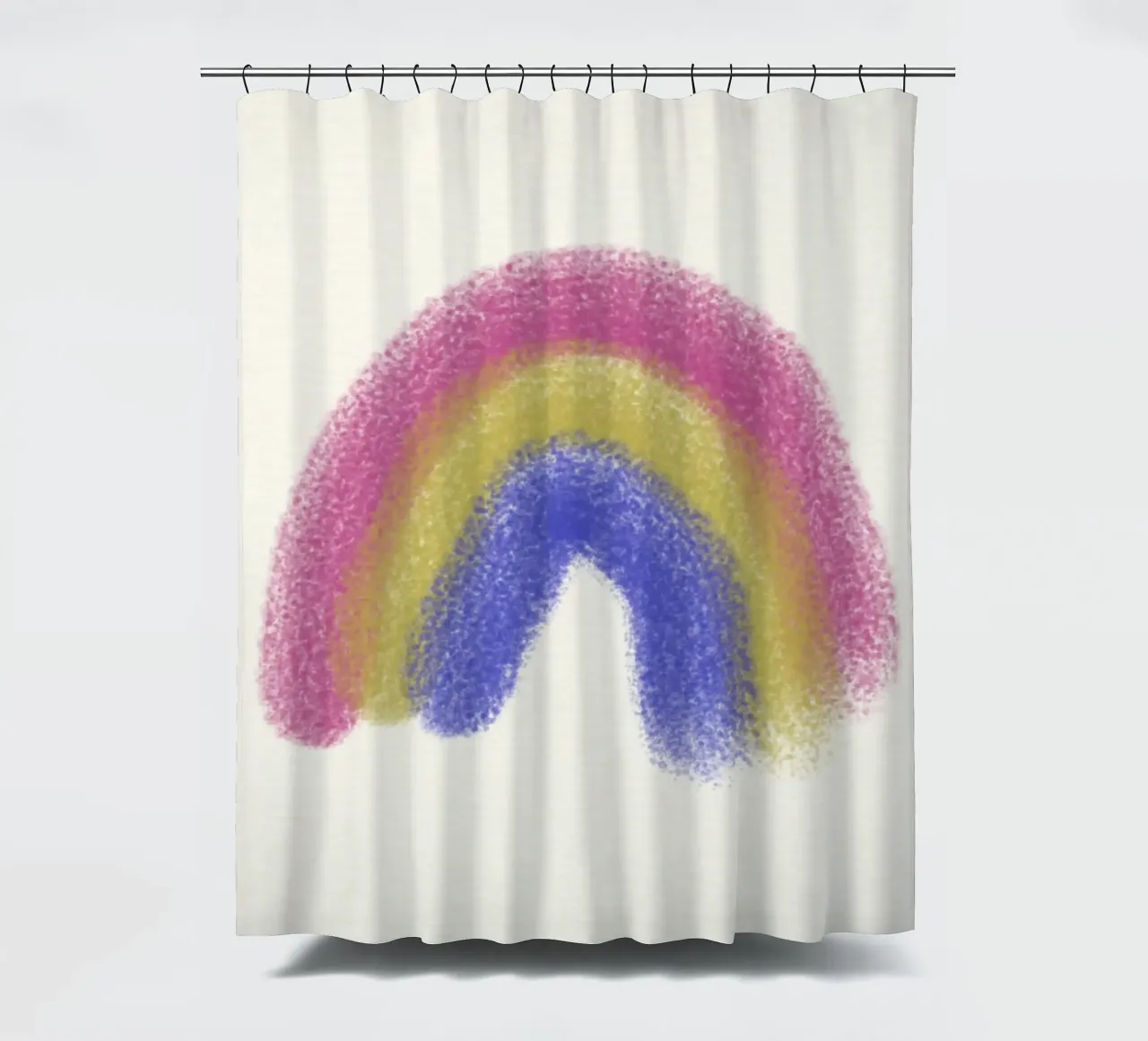 rainbow shape colorful tenda da doccia da Creaton